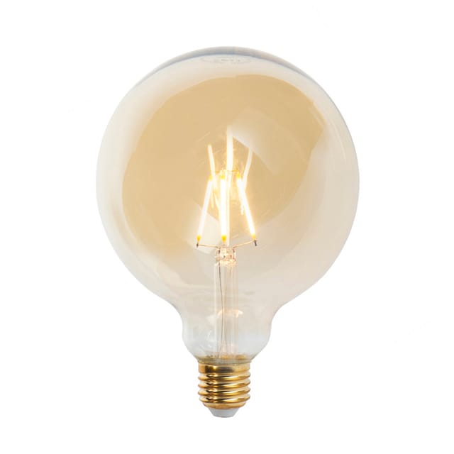 Luedd - E27 dimmbare LED-Glühlampe G125 Goldline 5W 450 lm 2200K