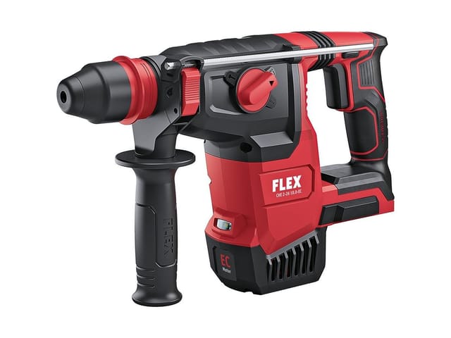 18V SDS Plus Hammer CHE 2-26 18.0-EC FLEX - Koffer + Zubehör - ohne Batterie und Ladegerät - 478482
