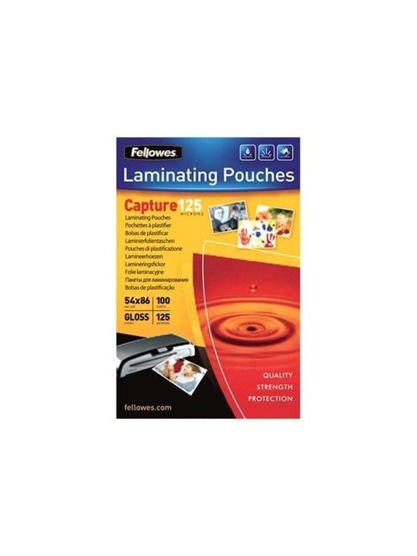 Fellowes - Laminierfolie Capture 125 Mikron 5306302 54x86 100 St./Pack.
