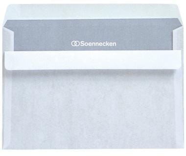 Briefumschlag DIN C6 162 x 114 mm (B x H) ohne Fenster 75g/m² mit Selbstklebung Papier weiß 25 St./Pack.