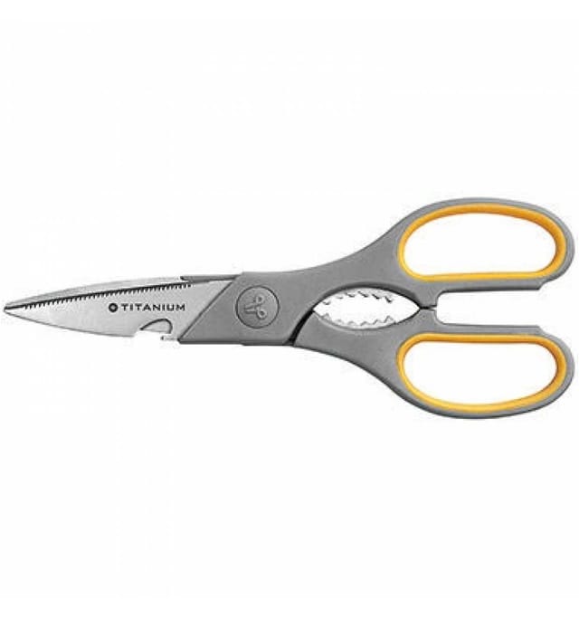 Westcott - Universalschere titan Nitrid Bonded super 210mm Linkshänder Rechtshänder Stahl grau/gelb