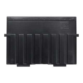 HAN - Stützplatte 22,3 x 15,4 cm (b x h) din A5 quer Polystyrol schwarz