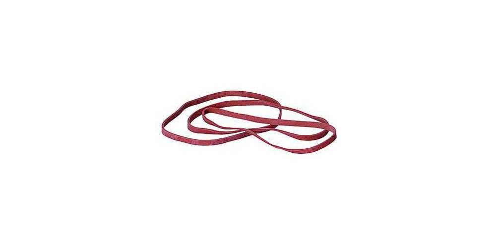 Gummiband 6 x 200 mm (B x L) 130mm Kautschuk rot 50 g/Pack.