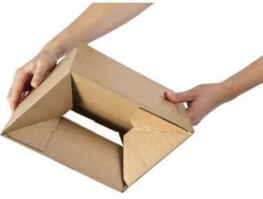 Versandkarton ® Eurobox Innenmaße: 19,4 x 18,7 x 19,4 cm (B x H x T) Außenmaße: 20 x 20 x 20 cm (B x H x T) Wellpappe 1-wellig braun
