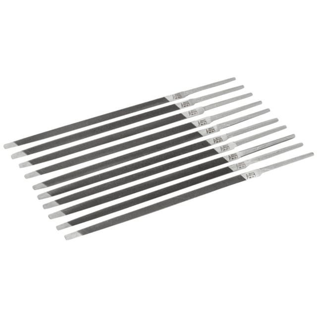 Bahco Sägefeile, doppelt, extraschlank, Halbschlichthieb, ohne Heft 150 mm