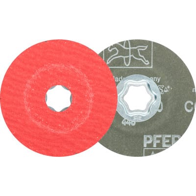 PFERD COMBICLICK Keramikkorn Fiberscheibe Ø 100mm CO-COOL50 für Edelstahl 25 Stk