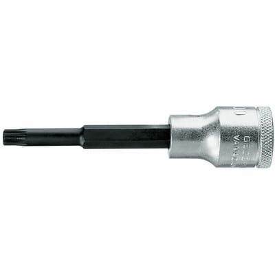 Steckschlüsseleinsatz inx 19 1/2 ″ Innen-Vielzahn M10 Länge 100 mm