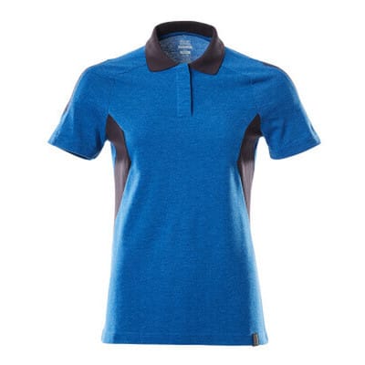 Accelerate Polo-Shirt Damen Gr. l azurblau/schwarzblau 18393-961 - Mascot