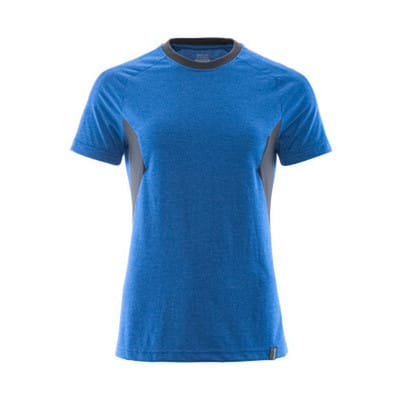Accelerate T-Shirt Damen Gr. m azurblau/schwarzblau 18392-959 - Mascot