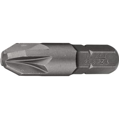 Bit 2218-PZ4 ∙ 5/16 Zoll (8 mm) Sechskant massiv ∙ Pozidriv Profil pz ∙ sw PZ4