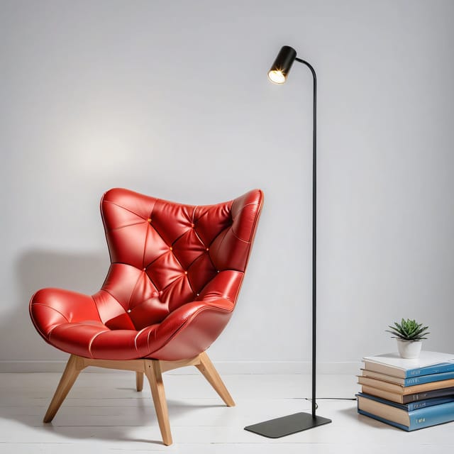 Stehleuchte klein 124 cm verstellbar Modern Wohnzimmer colene