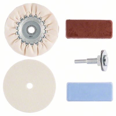 Accessories 2609256555 Hobby-Polier-Set, 5-teilig, für Bohrmaschinen 1 Set - Bosch