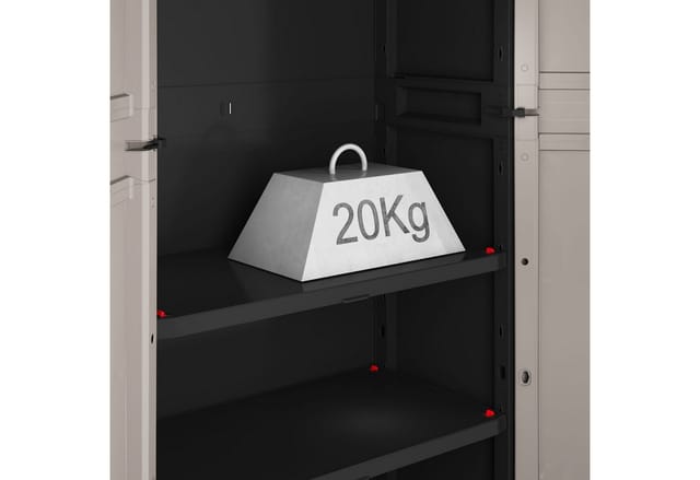 Kunststoffschrank Pro niedrig 68x39x90cm Mehrzweckschrank Geräteschrank - Keter