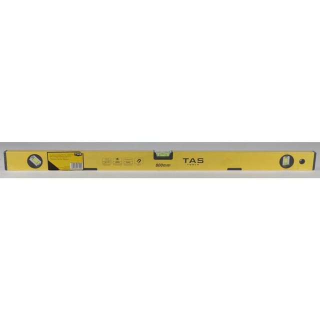Alu-Wasserwaage 800mm magnetisch Aluminium 80cm 0,8m 410g - Buri