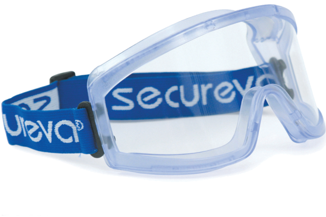 Maskenbrille pvc Polycarbonatscheibe direkt belüftet singer - EVA03