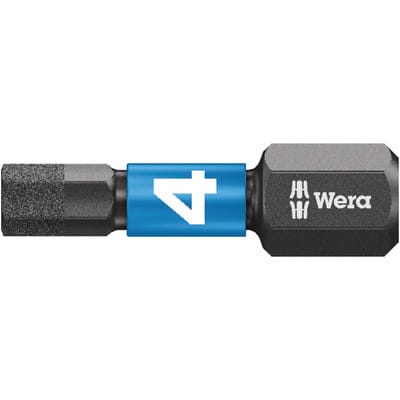 Banyo - Wera 840/1 imp dc Impaktor Sechskant-Bits, sw 4,0 mm, Länge 25 mm 10 Stk
