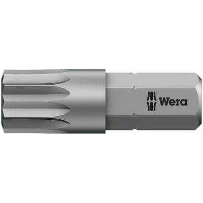 5 Stück Wera Bit 1/4' DIN3126 C6,3 xzn M8 x 25 mm zähhart