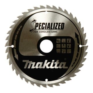 Sägeblatt specialized 190x30x24Z, Zahnwinkel 20°, 2,0 mm - Makita