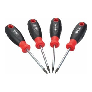 Vigor - t Schraubendreher Satz ∙ V4418 ∙ Innen torx® Profil ∙ 4-teilig ∙ T6 ∙ T7 ∙ T8 ∙ T9 ∙ Anzahl Werkzeuge: 4
