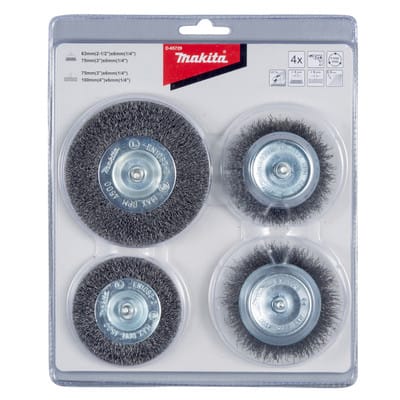 Set aus 4 Bohrbürsten Makita D-65729