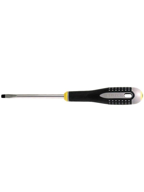 Bahco ERGO Schraubendreher für Schlitzschrauben mit 3-Komponenten-Griff , 1 mm x 5,5 mm x 100 mm