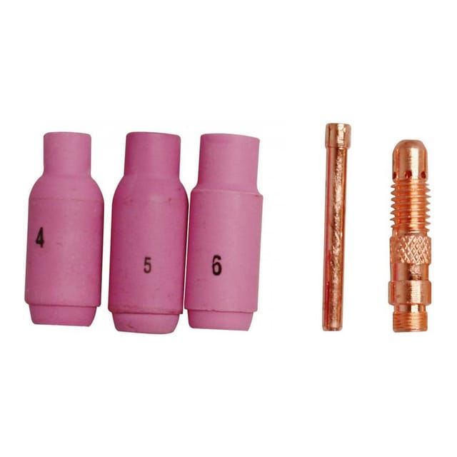 Güde - Düsensatz 5-teilig Für WIG-Schweißplatzausrüstung 2,4 mm 41688