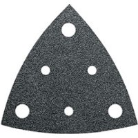 63717116044 Deltaschleifpapier mit Klett, gelocht Körnung (num) 240 Eckmaß 80 mm 5 St. - Fein Bild 2