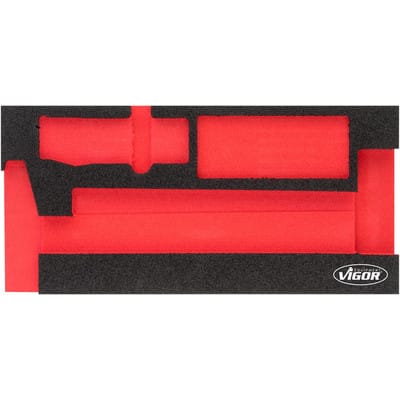 Weichschaumeinlage ∙ leer ∙ V5006-L ∙ l x b x h: 393 mm x 188 mm x 35 mm