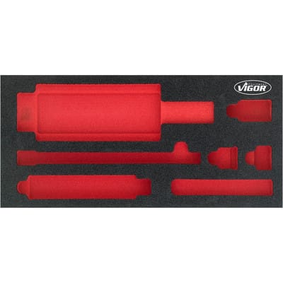 Weichschaumeinlage ∙ leer ∙ V5058-L ∙ l x b x h: 393 mm x 188 mm x 35 mm