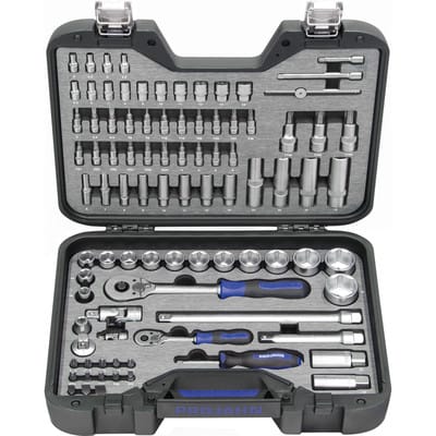 Projahn 1/4 + 1/2 professional Steckschlüssel-Koffer 91-teilig
