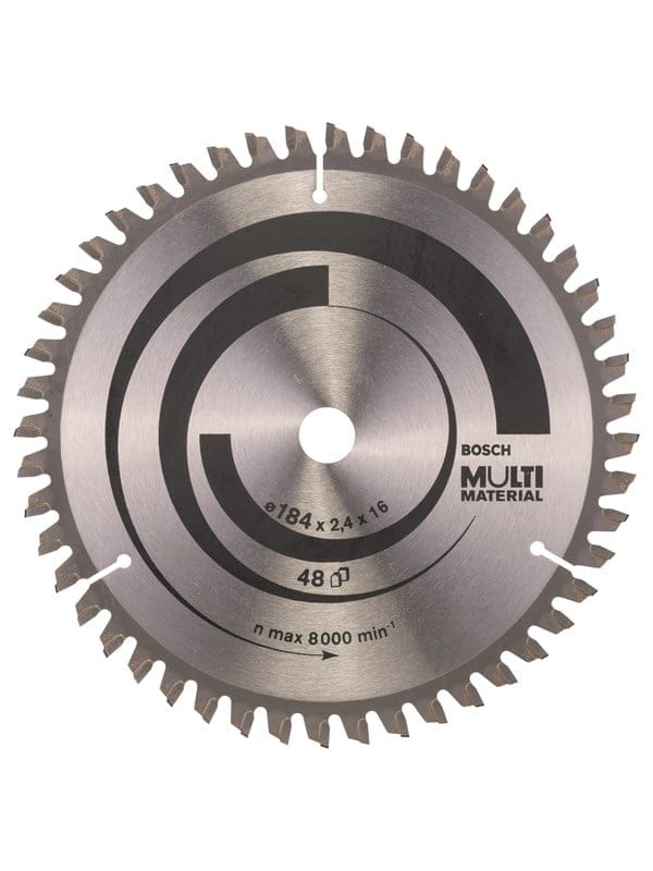 Pro Multi Material Kreissägeblatt, 184 x 2,4 x 16 mm, T48 - Bosch