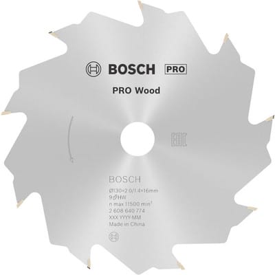 Bosch PRO Wood Kreissägeblatt 130 x 2 x 16 mm - 2608640774