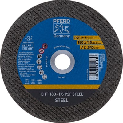 Trennscheibe gerade A46PPS 178x1,6mm Pferd