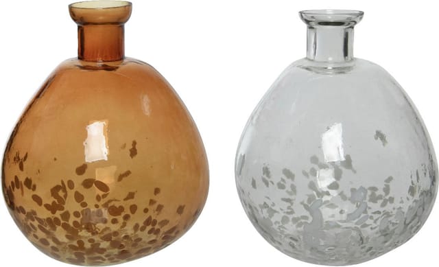 Vase Glas ø 14 x 17 cm Material Glas Deko-Accessoires - Kaemingk