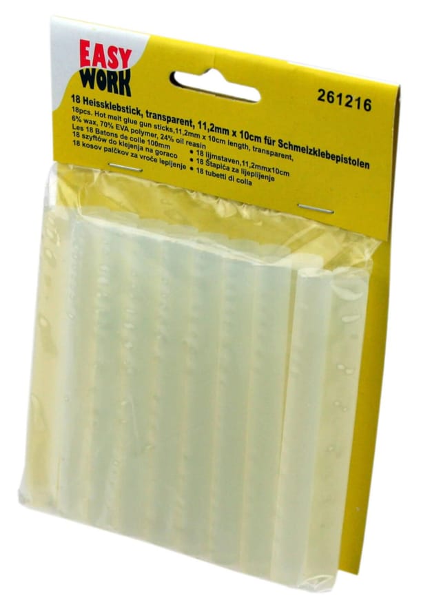18 Heißklebesticks 11,2 mm x 100 mm Klebesticks Heißkleber