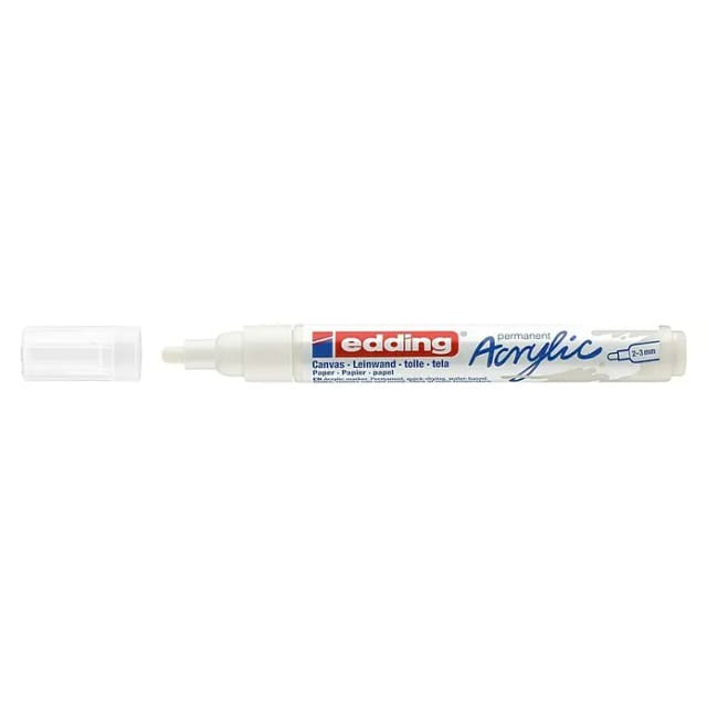 edding 5100 Acrylmarker medium verkehrsweiß 2 - 3 mm