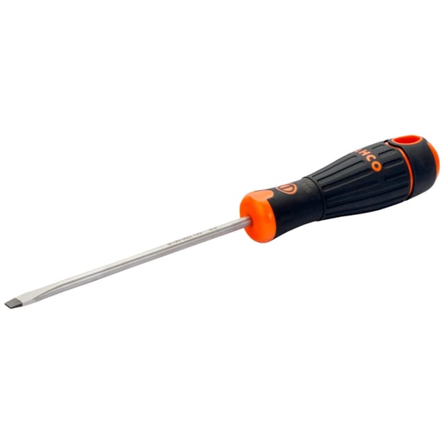 BahcoFIT Schraubendreher für Schlitzschrauben mit 2-Komponenten-Griff 1,2 mm x 6,5 mm x 125 mm