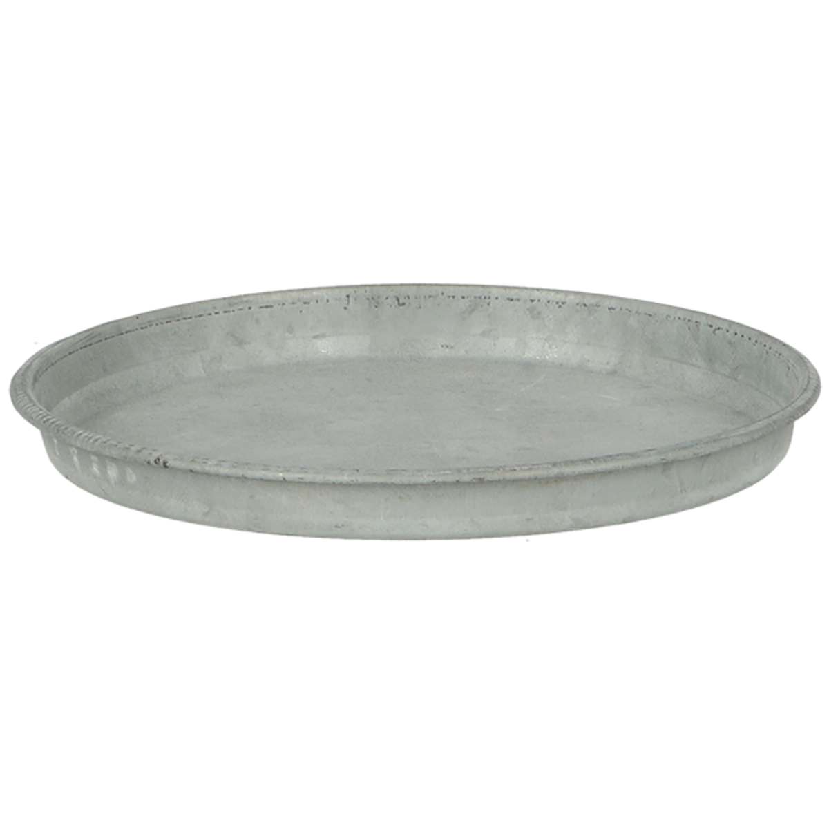Ac-deco - Esschert Design Untersetzer Grau Matt Für 14er Tontöpfe - Metall Verzinkt