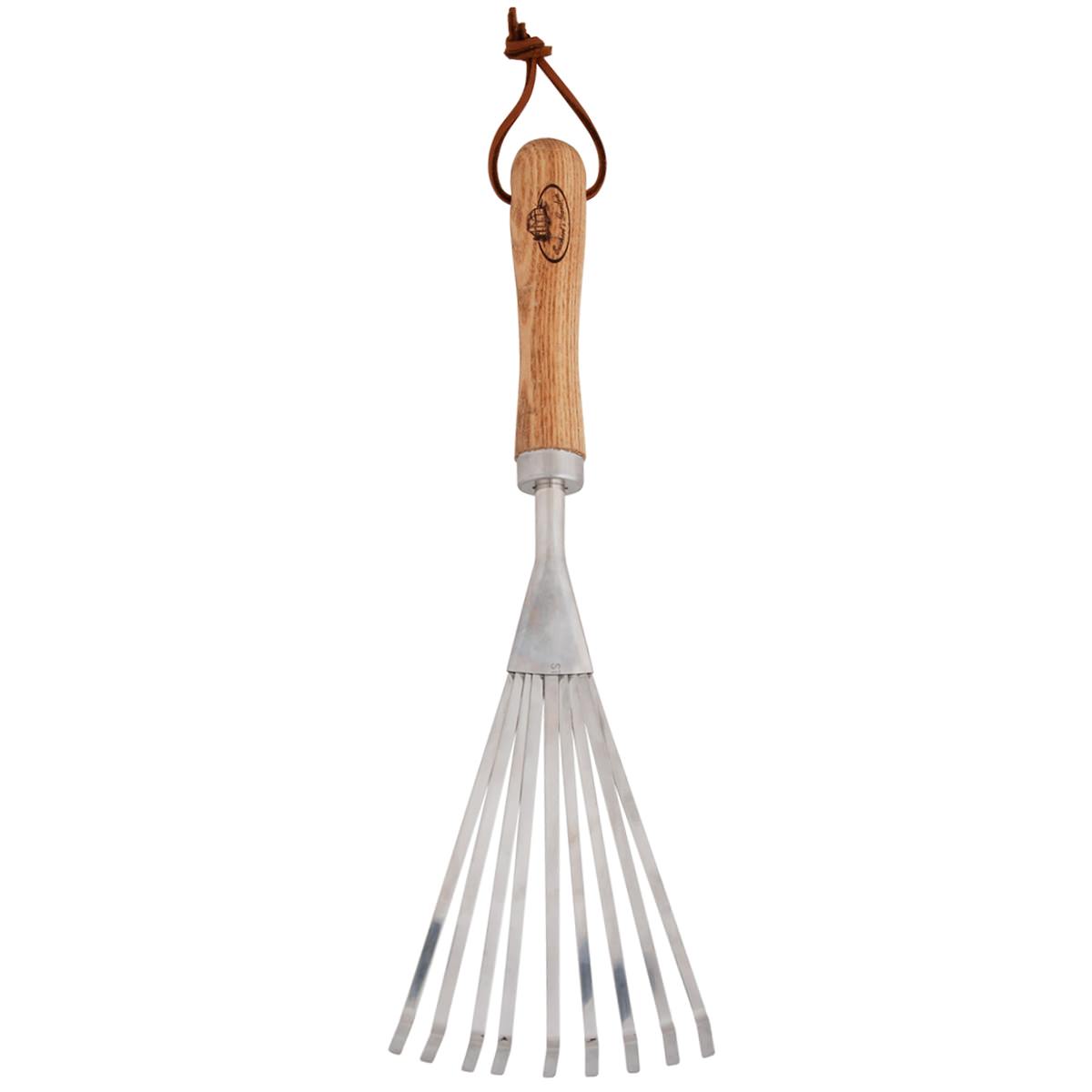 Esschert Design Hand-rechen - Edelstahl & Eschenholz