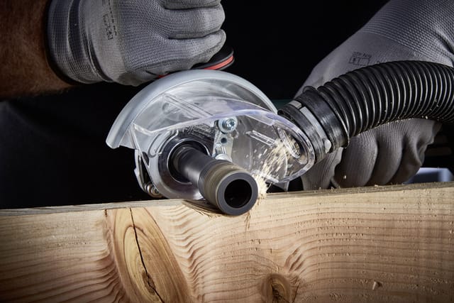 Absaughaube für Winkelschleifer (4399000) - Wolfcraft