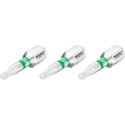Bit 2223N-T10/3 ∙ 1/4 Zoll (6,3 mm) Sechskant massiv ∙ Innen torx® Profil ∙ 3-teilig ∙ sw T10