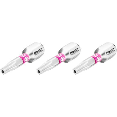 Bit 2223N-T15H/3 ∙ 1/4 Zoll (6,3 mm) Sechskant massiv ∙ Tamper Resistant torx® Profil ∙ 3-teilig ∙ sw T15H