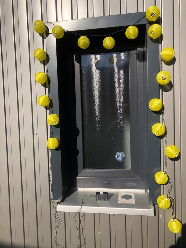 Led Solar-Lichterkette mit 20 gelben Lampions - Technik@all