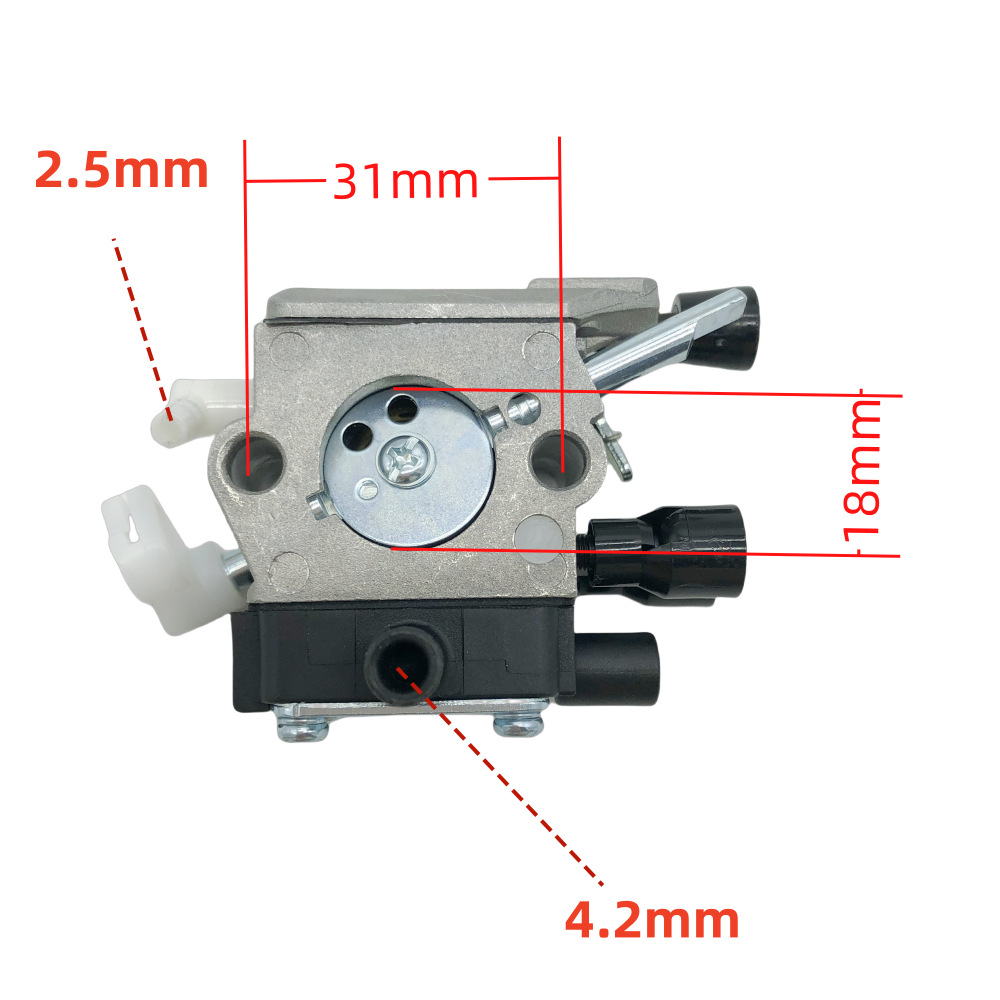 4134 120 0612 Carburateur Adapté Aux Accessoires Du Système D'Alimentation En Carburant De La Débroussailleuse Fs120 909-126, Sortie De Puissance Régulière, Ensemble De Corps De Papillon.
