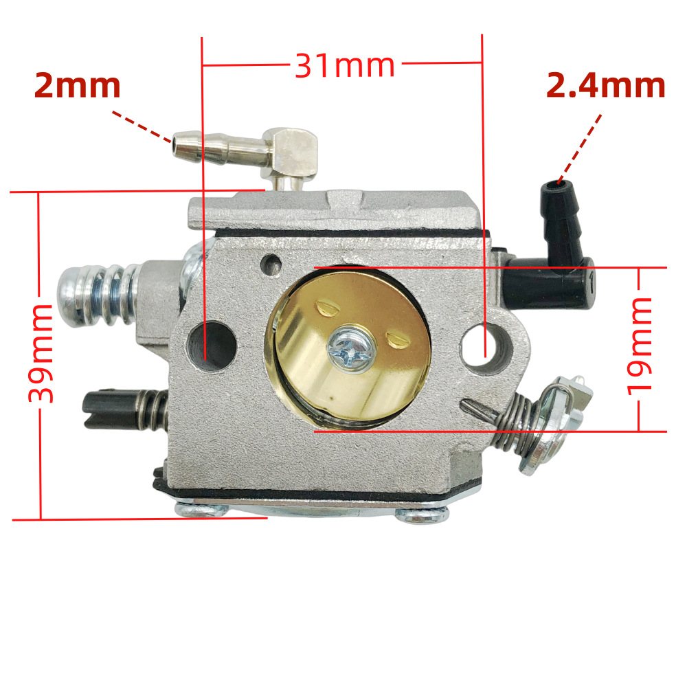 Carburateur A021001662 Hda-268 A021001660 Cs-590 Cs-600p 909-211 Système D'Alimentation Pour Tronçonneuse Usinage De Précision Pour Un Démarrage À Froid En Douceur