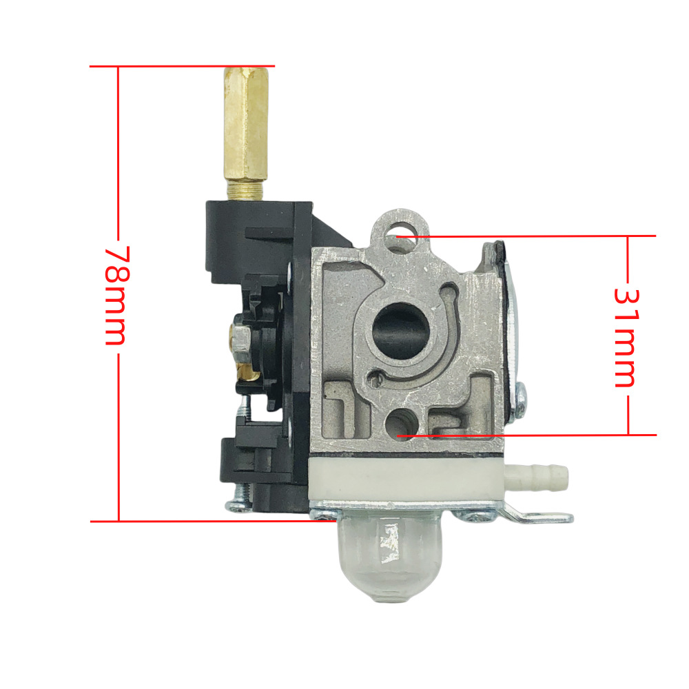 Carburateur Adapté Aux Moteurs Deux Temps De Débroussailleuse Srm-230, Srm200, Srm201, Srm210, Rb-k70 Et 909-069 Avec Un Rapport Carburant Haute Précision, Une Atomisation Uniforme Du Carburant Et Une