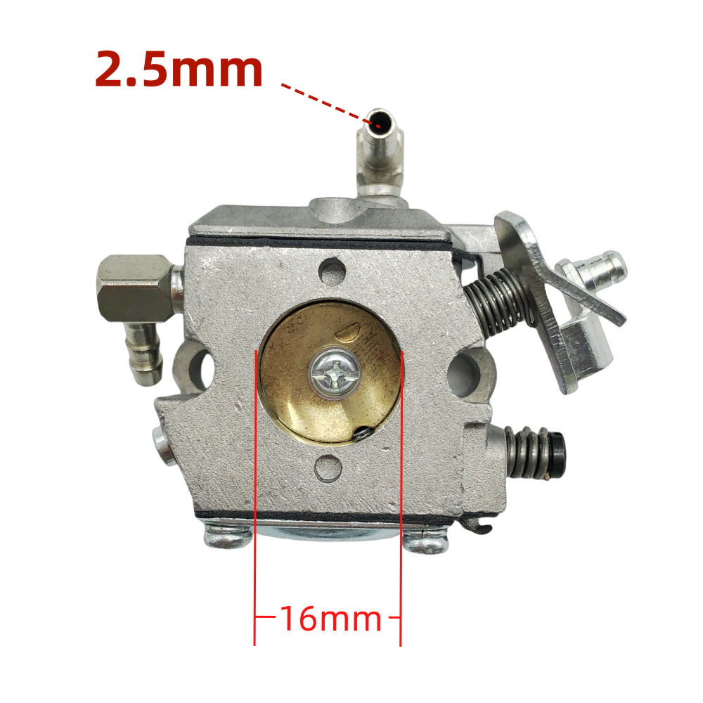 Carburateur De Tronçonneuse Wa-2-1 Plt2445 11131200602 909-111 Pièces Du Système D'Alimentation Du Moteur Deux Temps De Tronçonneuse Ensemble D'Accélérateur