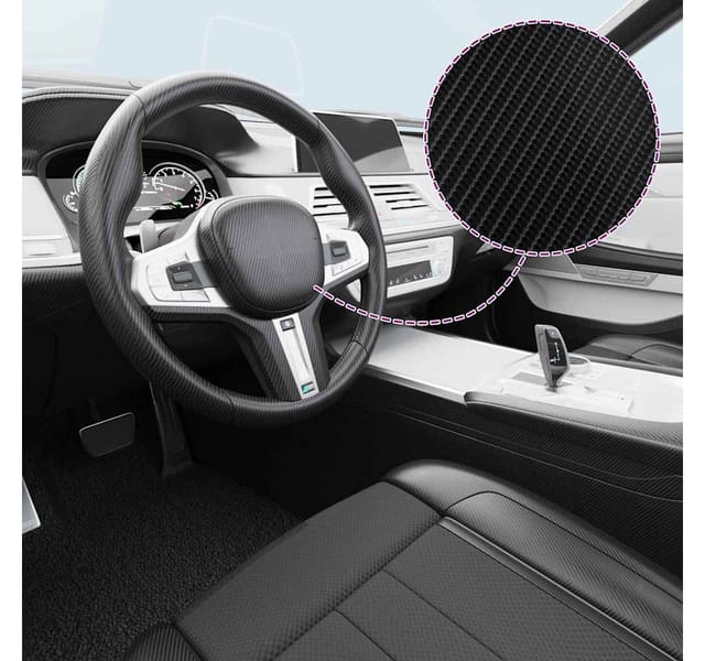 vidaXL Autofolie 4D Schwarz 100x150 cm