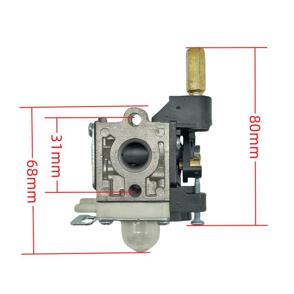 Carburateur Adapté Au Moteur Deux Temps De Débroussailleuse Srm-266, Srm-266s, Srm-266t, A021003830, 909-071 Avec Une Efficacité De Carburant À Atomisation Élevée.