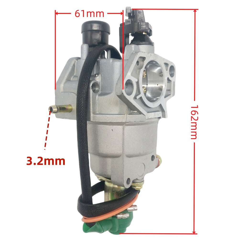 Carburateur Compatible Avec Les Générateurs Gx240 8hp, Gx340 11hp Et Gx390 Équipé D'Une Électrovanne De Contrôle De Carburant Haute Précision 505-016.